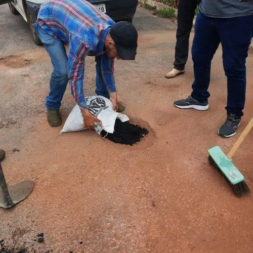 Imagem ilustrativa de Asfalto ensacado para goiás